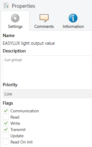 Communication Write Transmit