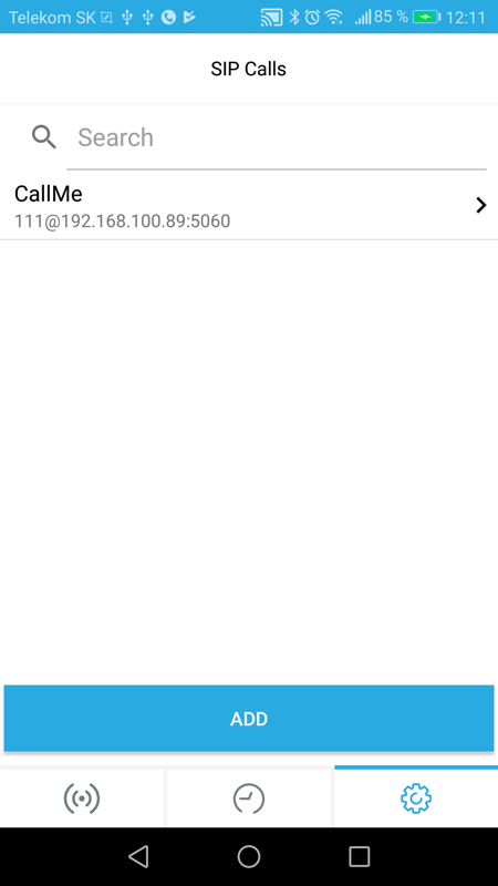 Setup Configuration Screenshot