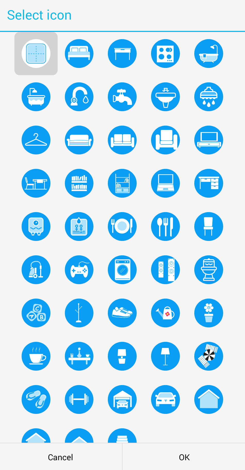 Icon selector