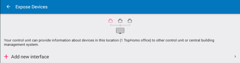 Add new interface button