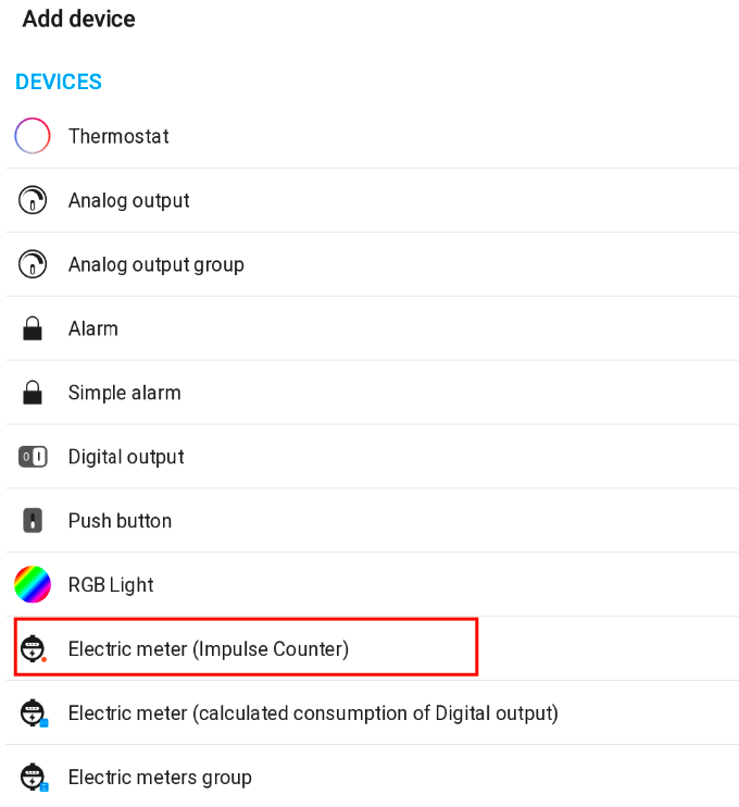 Adding a virtual meter