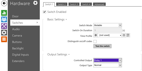 2N Switch Configuration