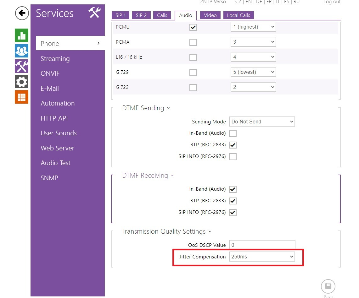 2N Jitter Compensation