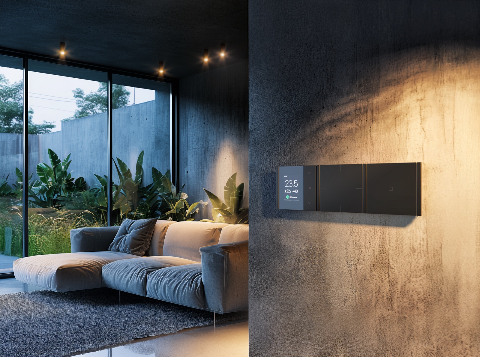 TapHome smart home living room